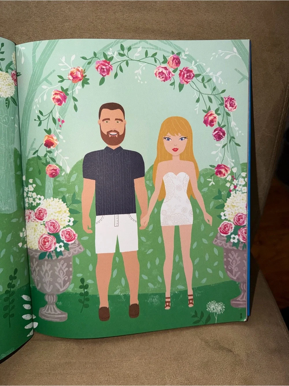 Taylor Swift Wedding Sticker Book - Purple, Green, White